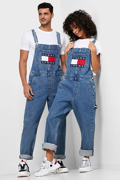 Джинсы Tommy Jeans комбинезоны
